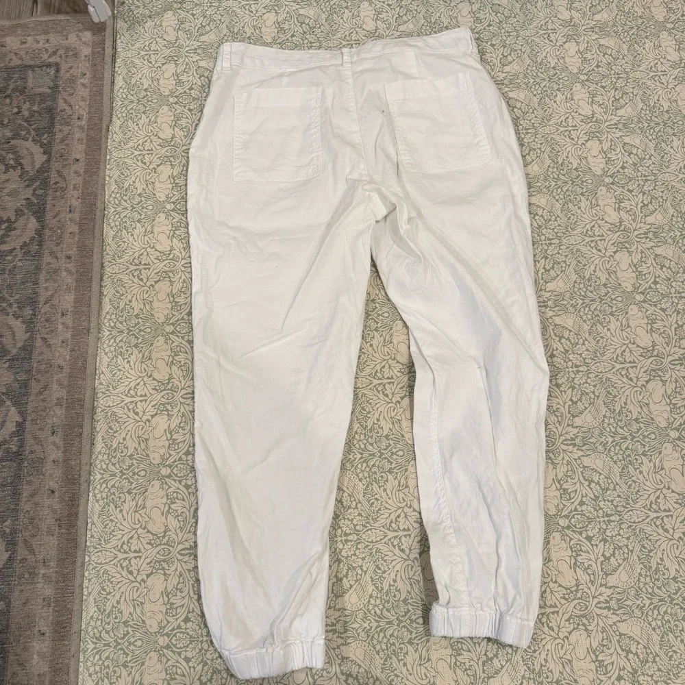 Frank & Eileen Jameson White Utility Joggers - Picture 4 of 5